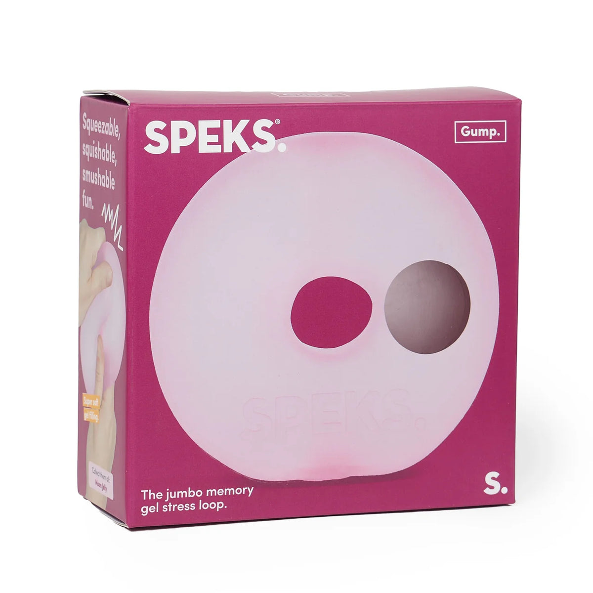 Speks Jumbo Gump Loop  Moon Jelly Pink