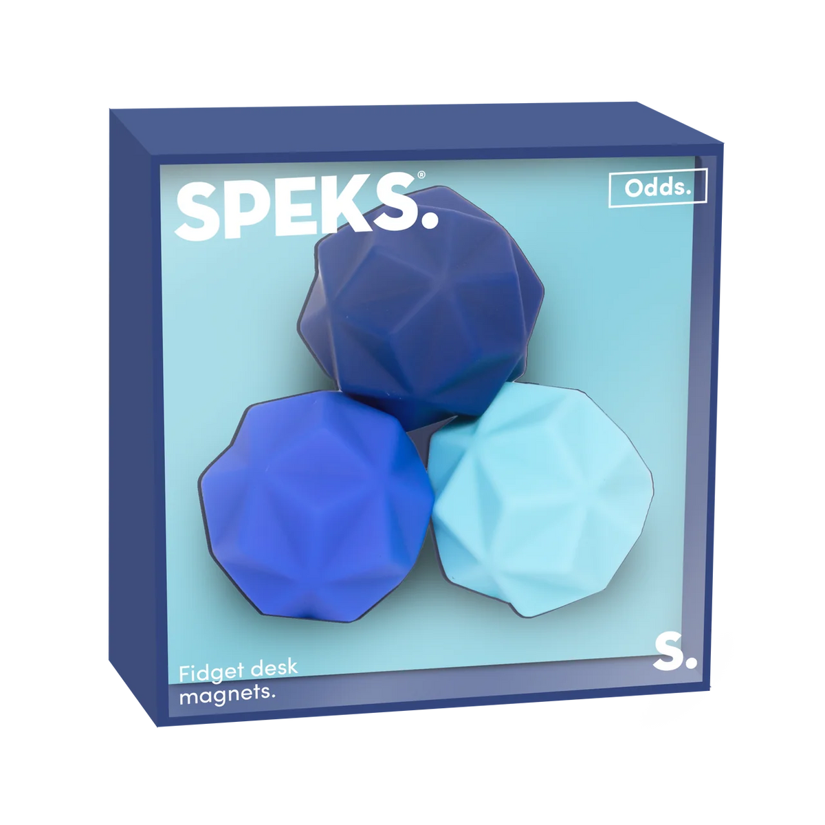 Speks Odds Silicone Magnets Blue Peaks