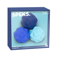 Speks Odds Silicone Magnets Blue Peaks