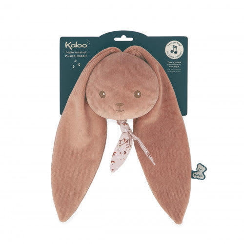 Kaloo Rabbit Musical Pull Terracotta