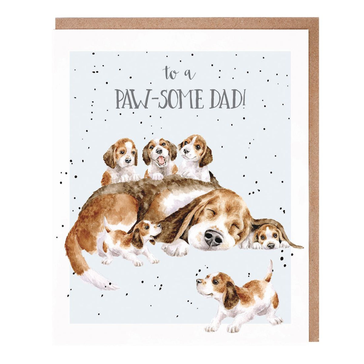 Wrendale Dad "Feeling DogEared" Card