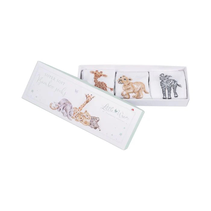 Little Savannah Animal Baby Socks Set