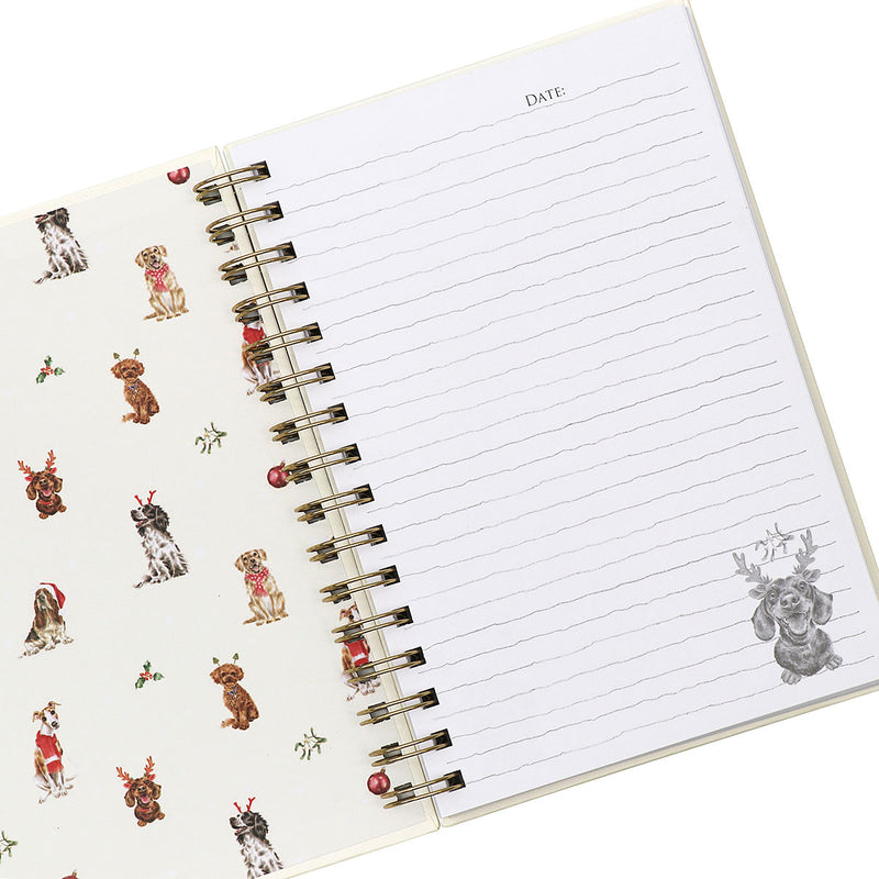 Wrendale "Misteltoe and Barks" Dachshund Notebook