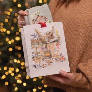 Wrendale By there Fireside Medium Christmas Gift Bag