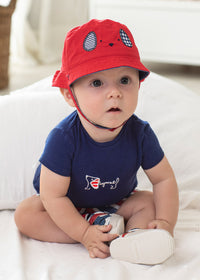 Mayoral blue Star Reversible Hat