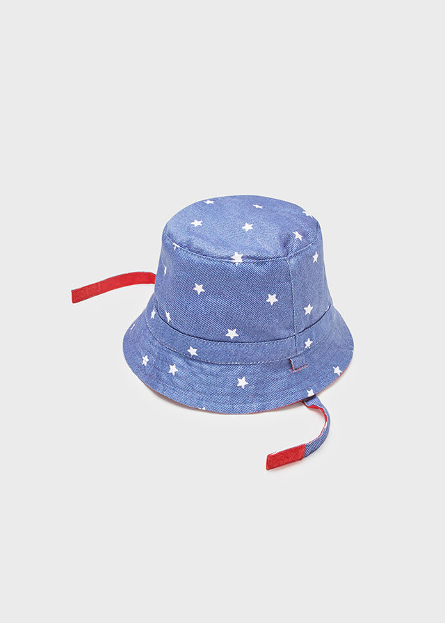 Mayoral blue Star Reversible Hat