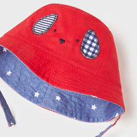 Mayoral blue Star Reversible Hat
