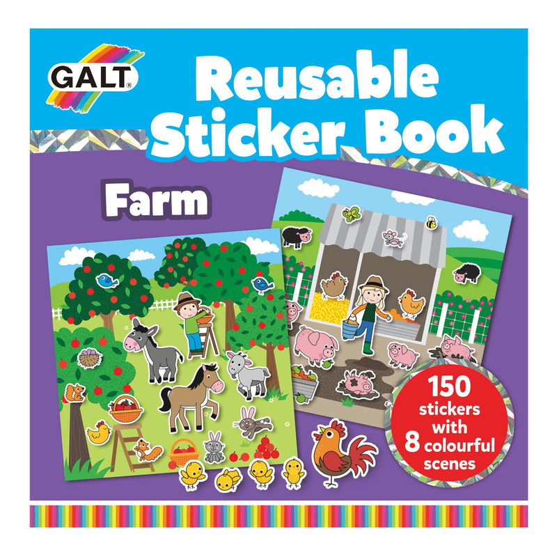 Reusable Sticker Book Farm