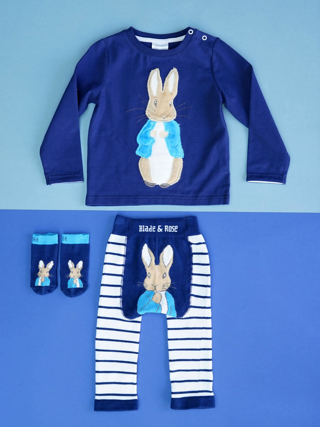 Peter Rabbit Navy Socks