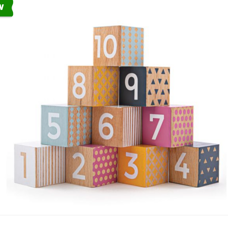 Wooden Number Blocks