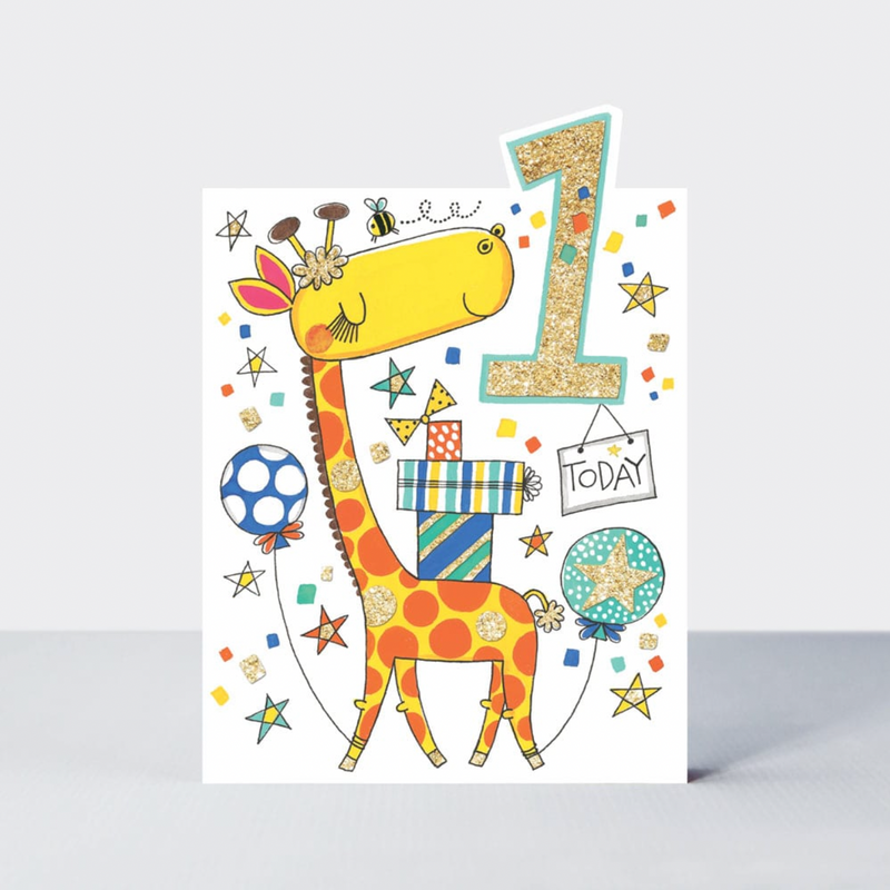 Rachel Ellen Birthday Card 1 Giraffe