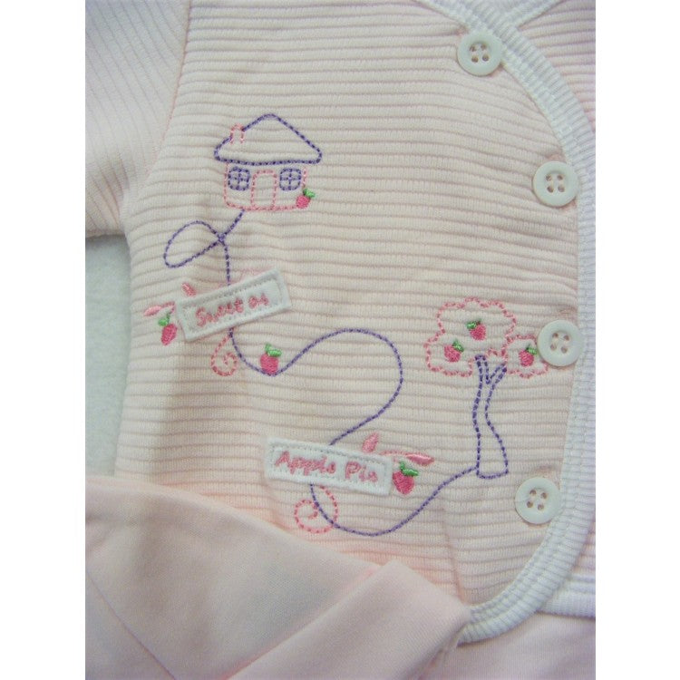Little Chick Premature Pink Sweet as Apple Pie Sleepsuit Set