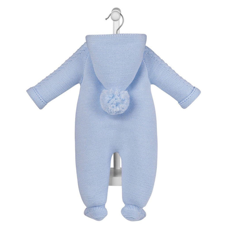 Dandelion Baby Blue Pramsuit with Hood