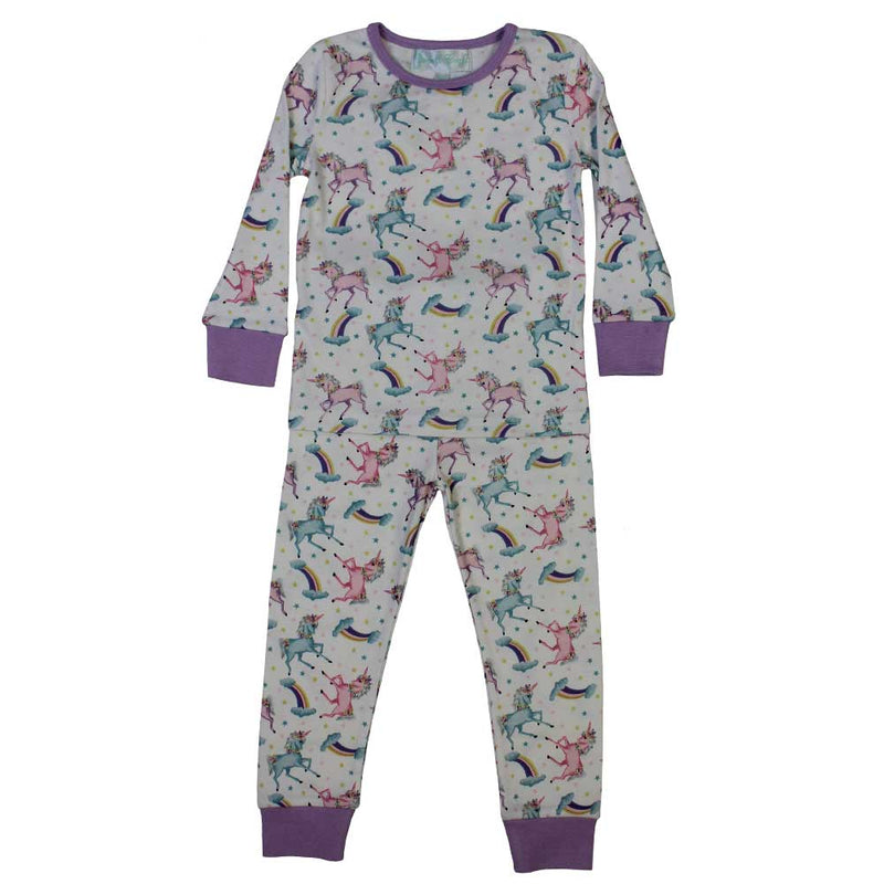 Unicorn Print Cosy Pyjamas