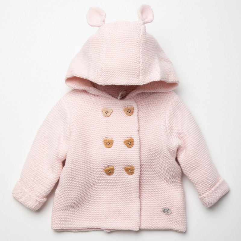 Baby Pink Double knitted Cardigan