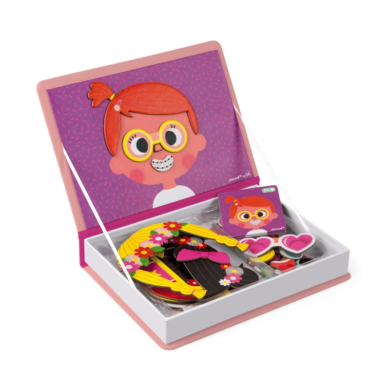 Girls Faces Magnetic Book