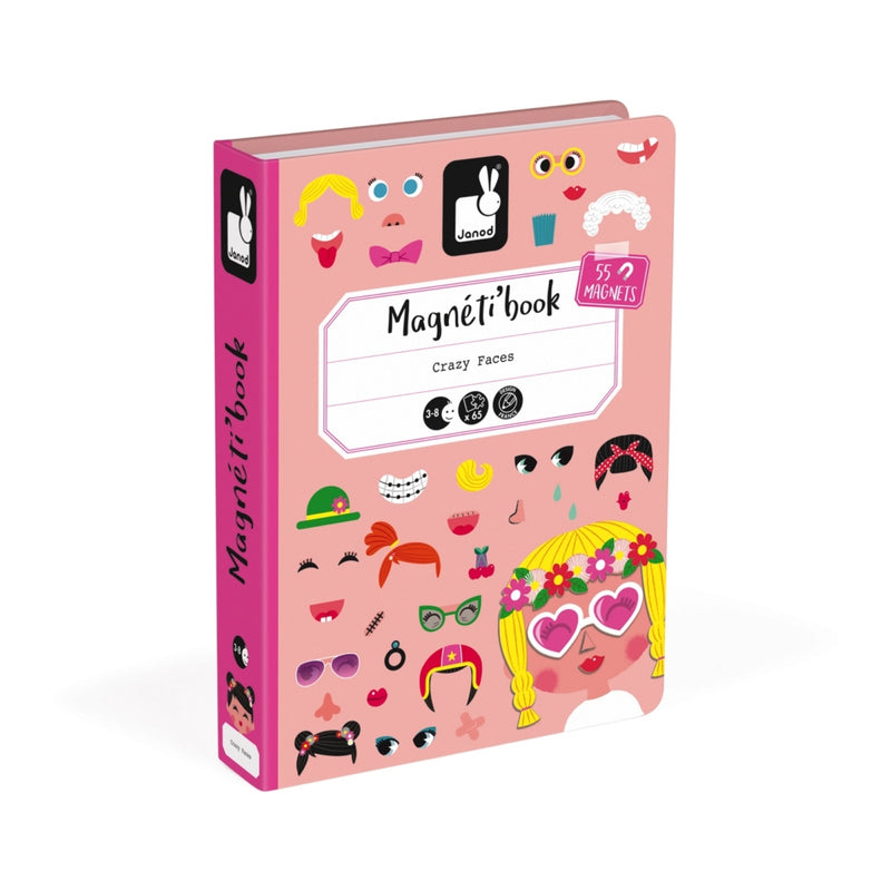 Girls Faces Magnetic Book