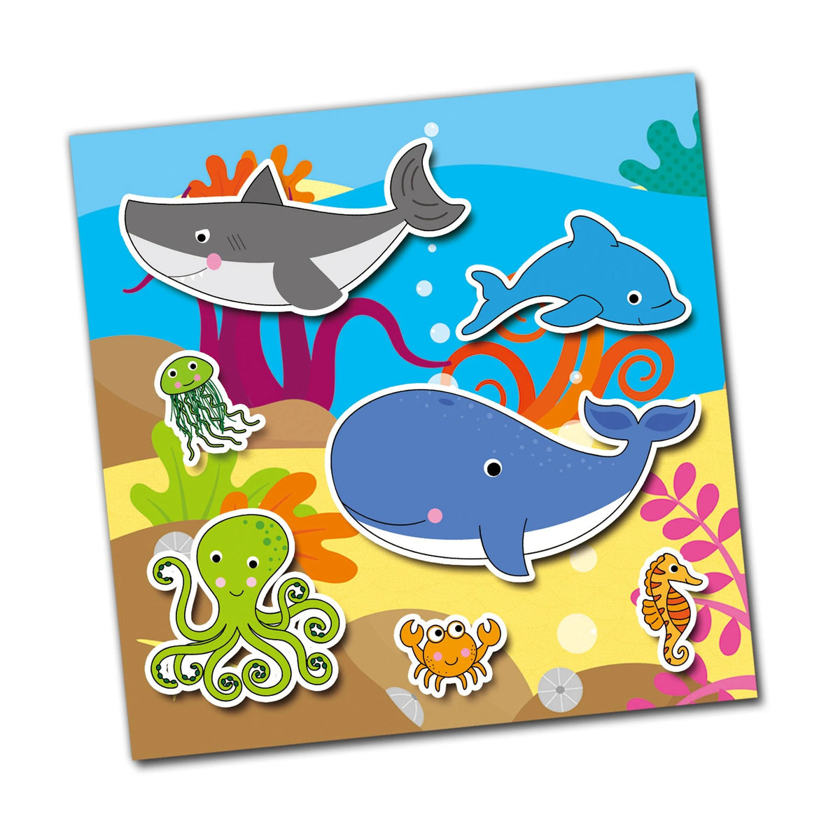 Reusable Sticker Book Animals