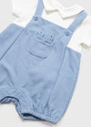 Mayoral Baby Blue Romper with Hat
